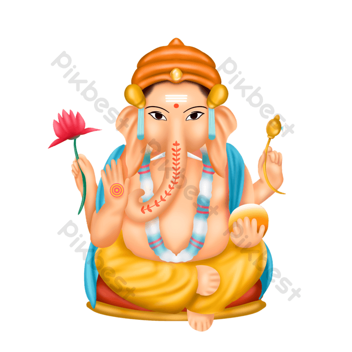 Ganesh chaturthi png images free ganesh chaturthi transparent pngvector and psd download