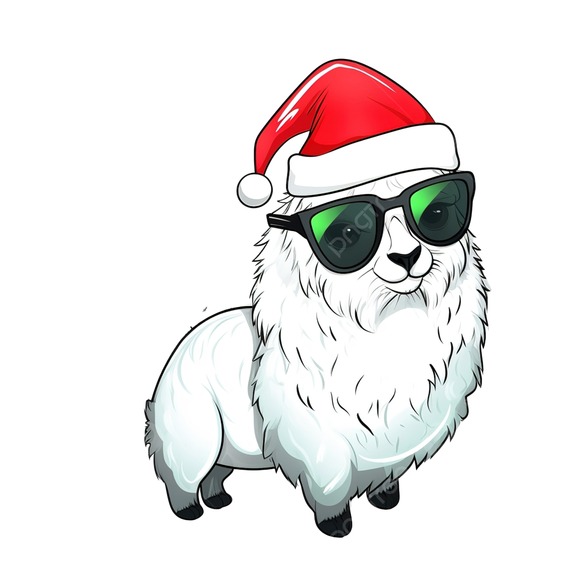 Christmas llama png transparent images free download vector files