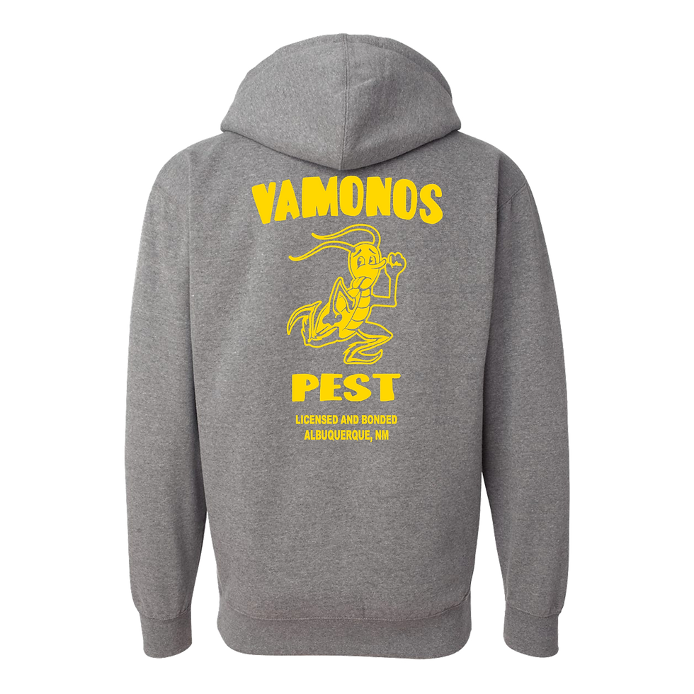 Vamonos pest control double sided hoodie