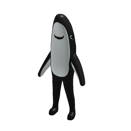 Ð black shark inflatable suit fish roblox item