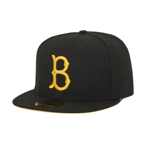 New era brooklyn dodgers blackyellow batman fifty fitted hat