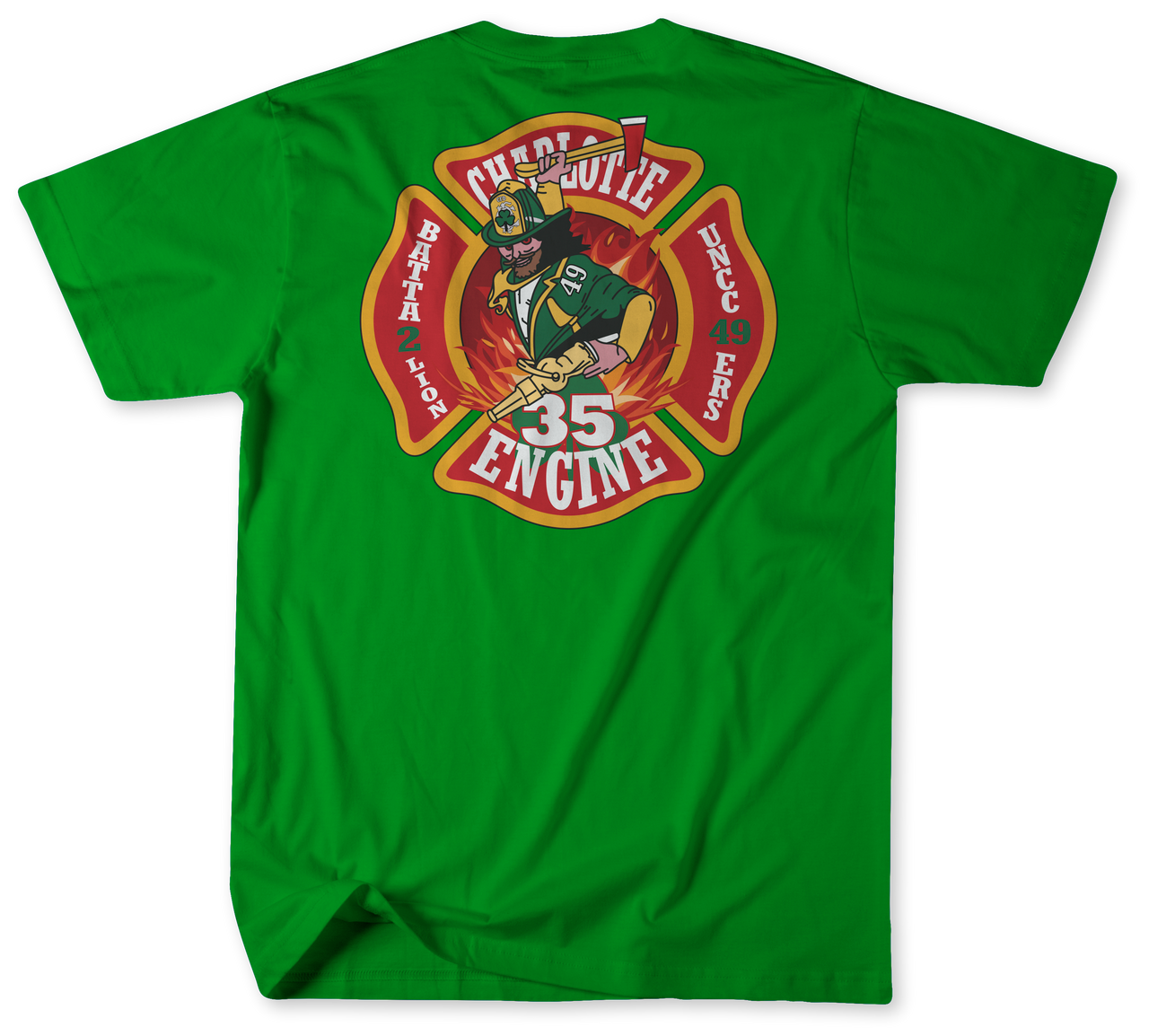 Charlotte fire department station shirt