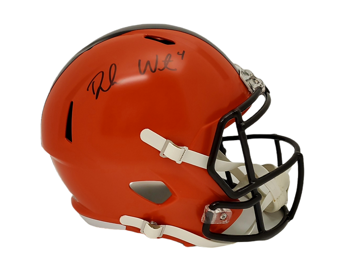 Deshaun watson cleveland browns autographed speed replica helmet