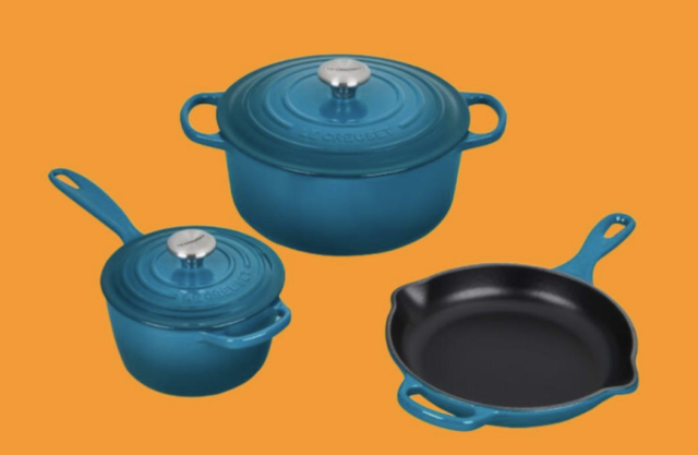 This gorgeous le creuset color is being discontinued which means every item is on sale â save up to
