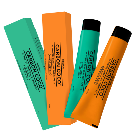 Activated charcoal toothpaste fluoride free