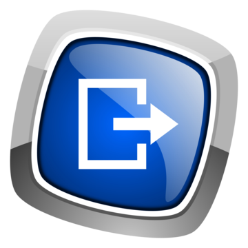 Exit icon png images vectors free download