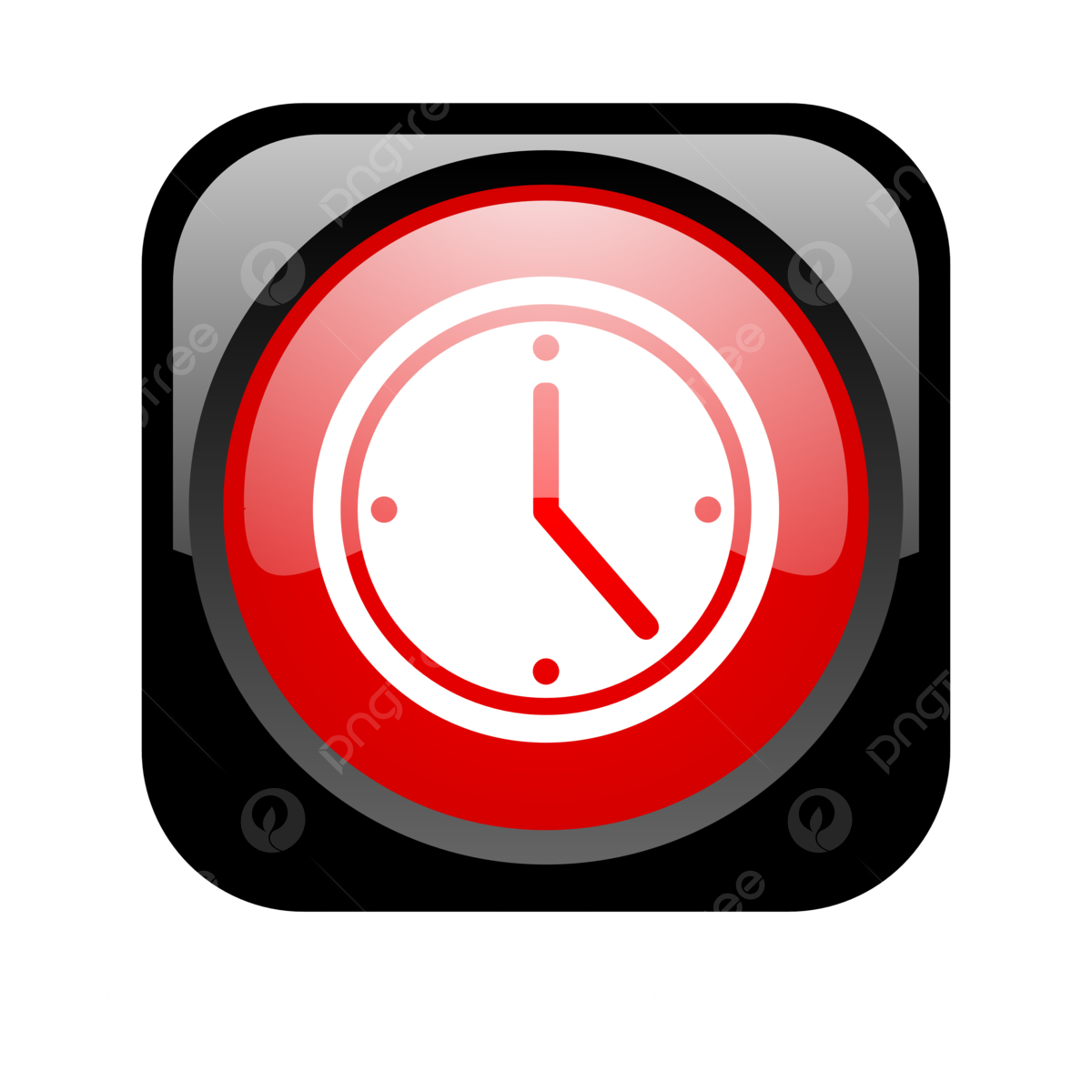 Square clock png transparent images free download vector files