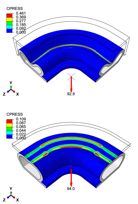 Elastomeric door seal analysis under aircraft cabin pressure journal of rubber research