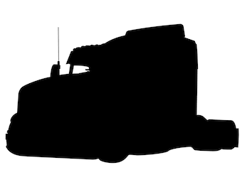 Semi truck t svg eps png jpg dxf ai shadow
