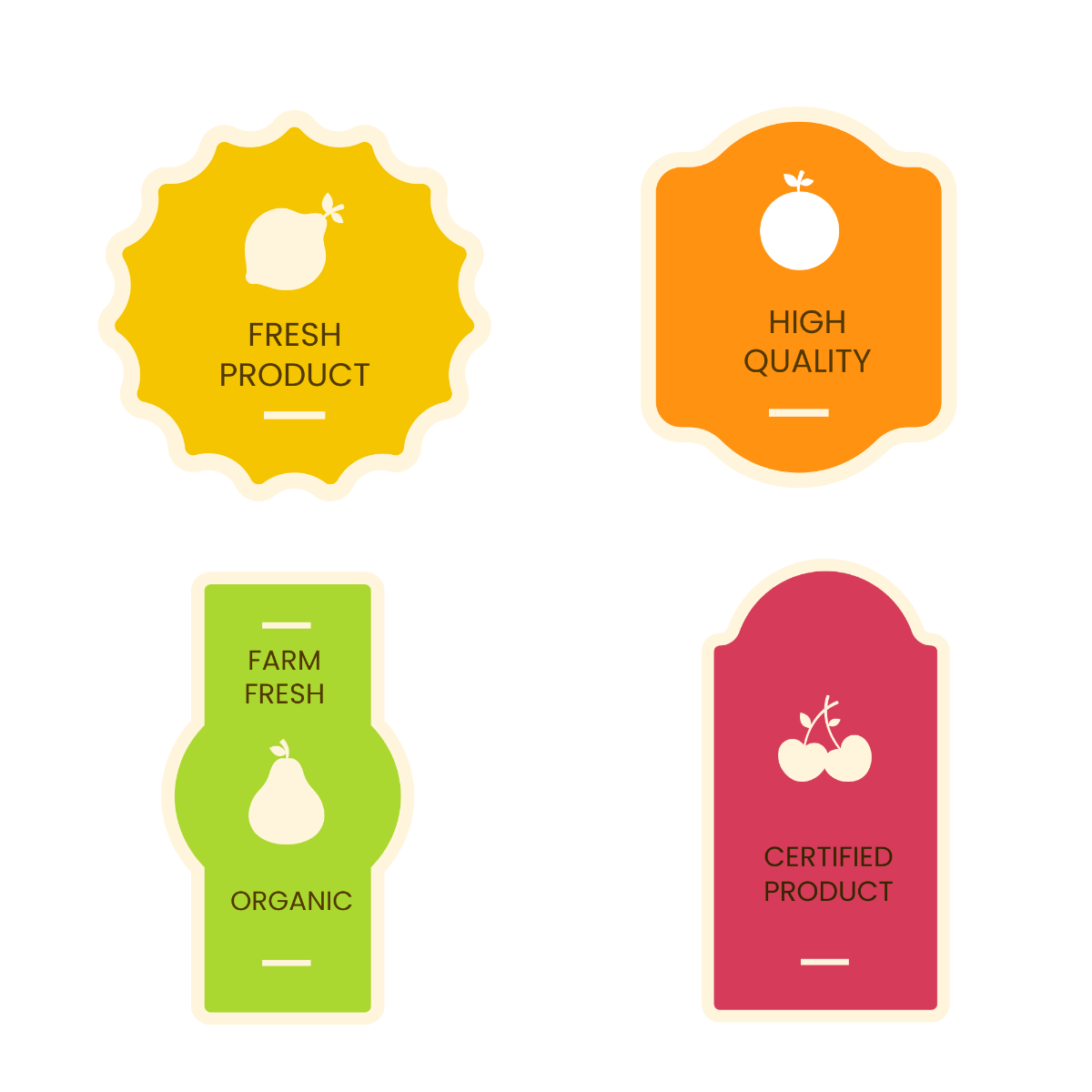 Free food label
