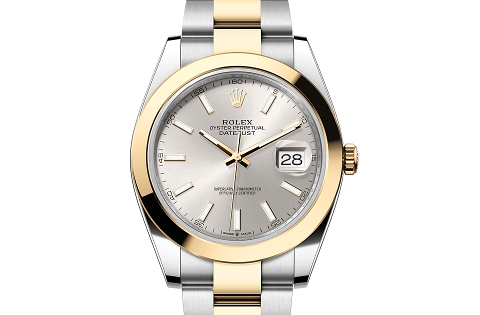 Rolex datejust in oystersteel and gold m