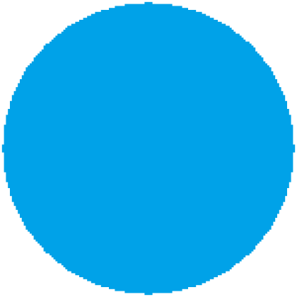 Blue circle