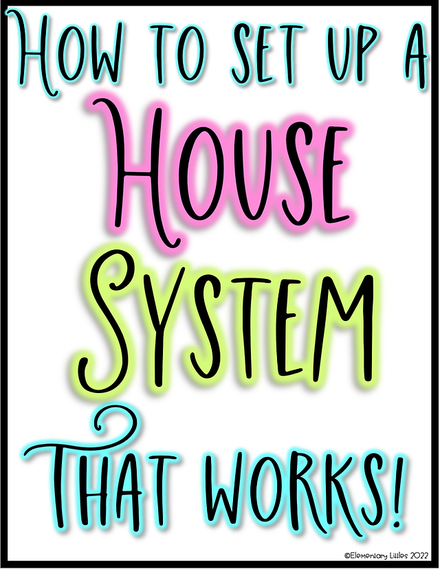 How to implement a house system in the classroom