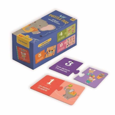 Lil libros un elefante lil puzzle duo hardback
