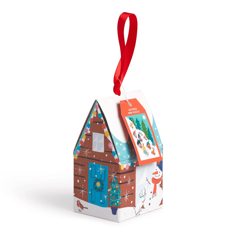 Mudpuppy winter sledding pc puzzle ornament little gatherer nz store
