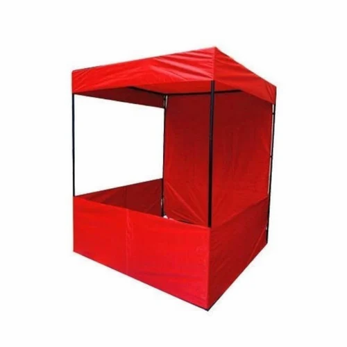 Rectangular white polyester promotional canopy x feet