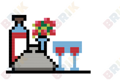 Dinner pixel art â