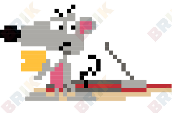 Mousetrap pixel art â