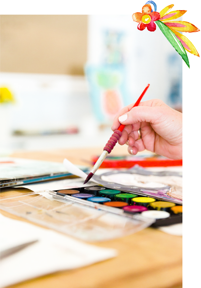 Wild for watercolor sales page