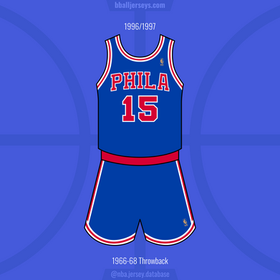 Philadelphia ers basketball jersey db