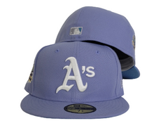 Lavender purple oakland athletics icy blue bottom world series ne â exclusive fitted inc