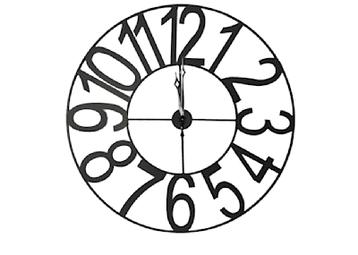 Space time wall clock x furniture and appliances