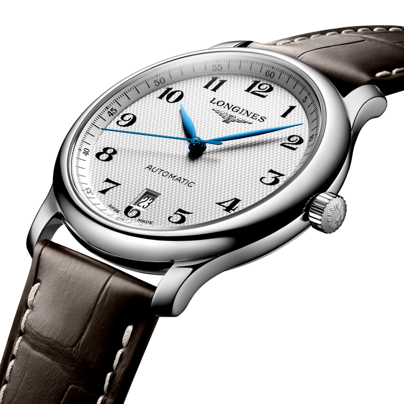 The longines master collection silver stainless steel mm â hardy brothers jewellers