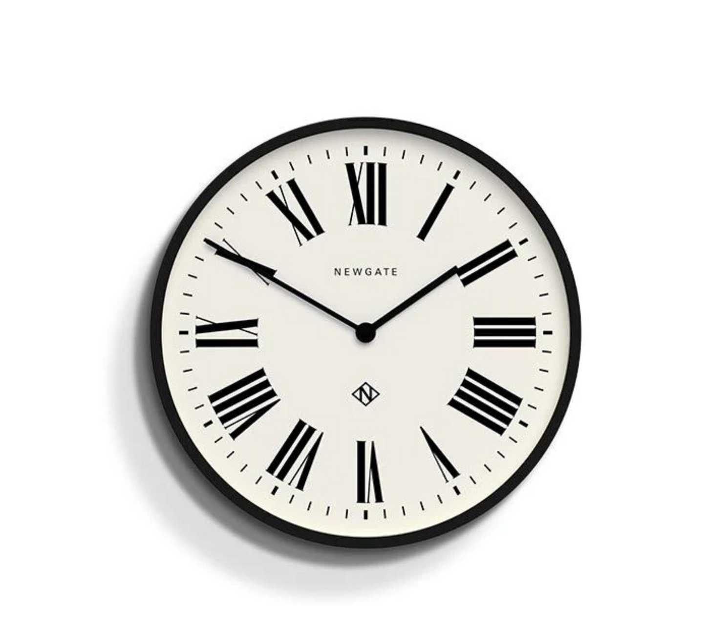 Newgate number three italian wall clock black â chalk interiors