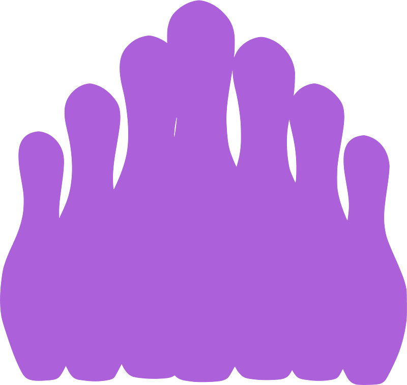Pin silhouette