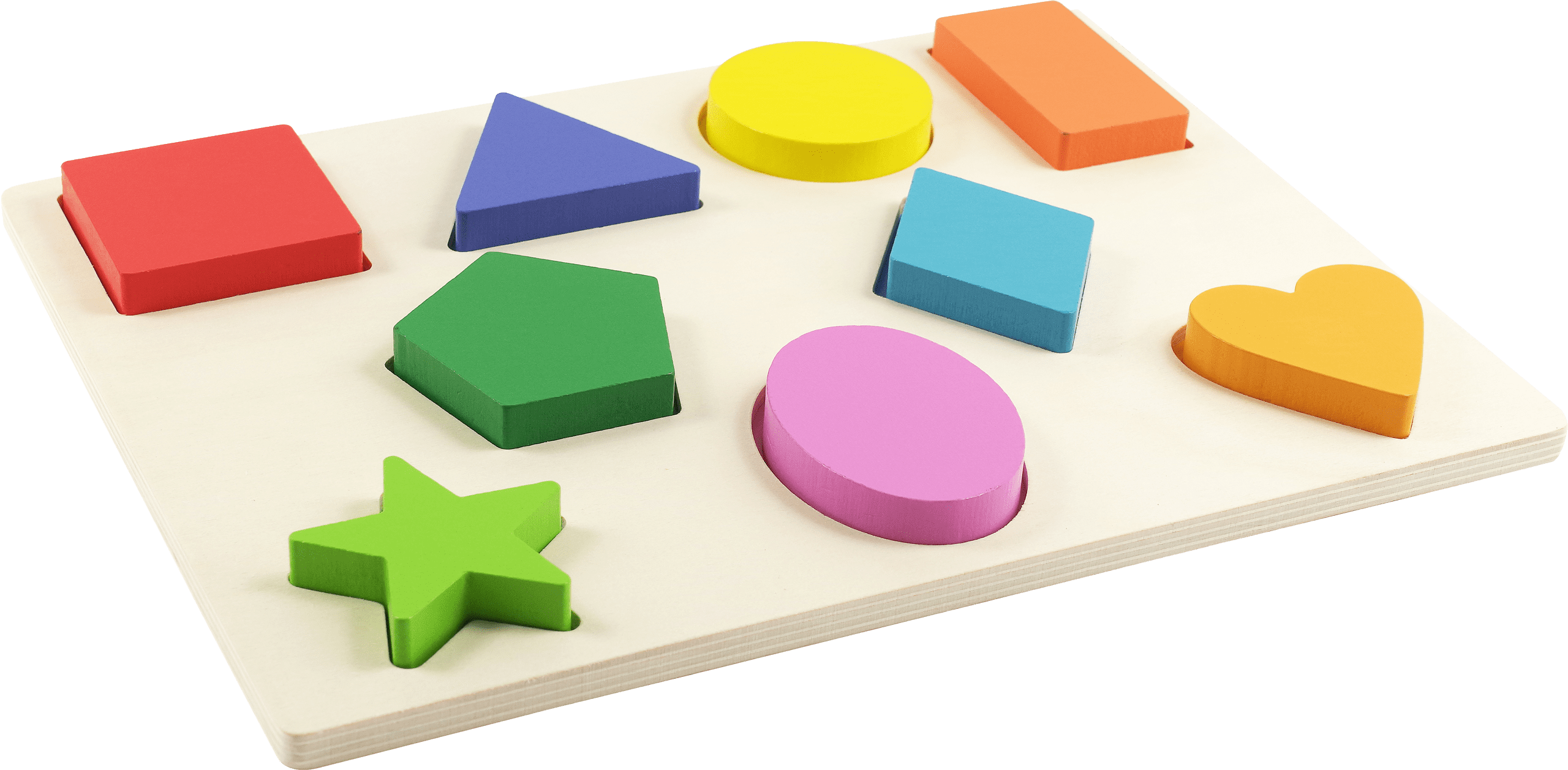 Shapes kids wooden puzzle
