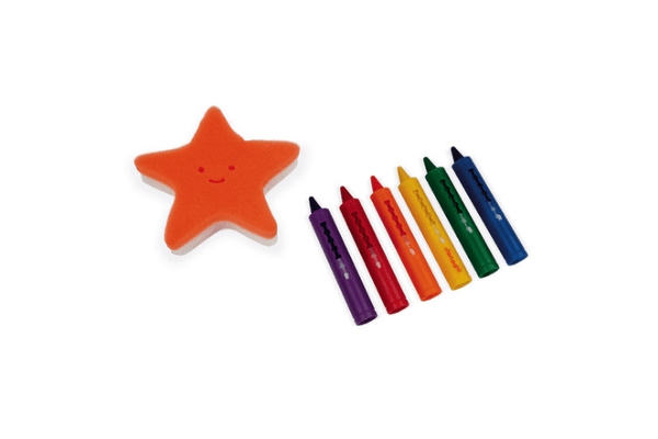 Bath crayons i the montessori room