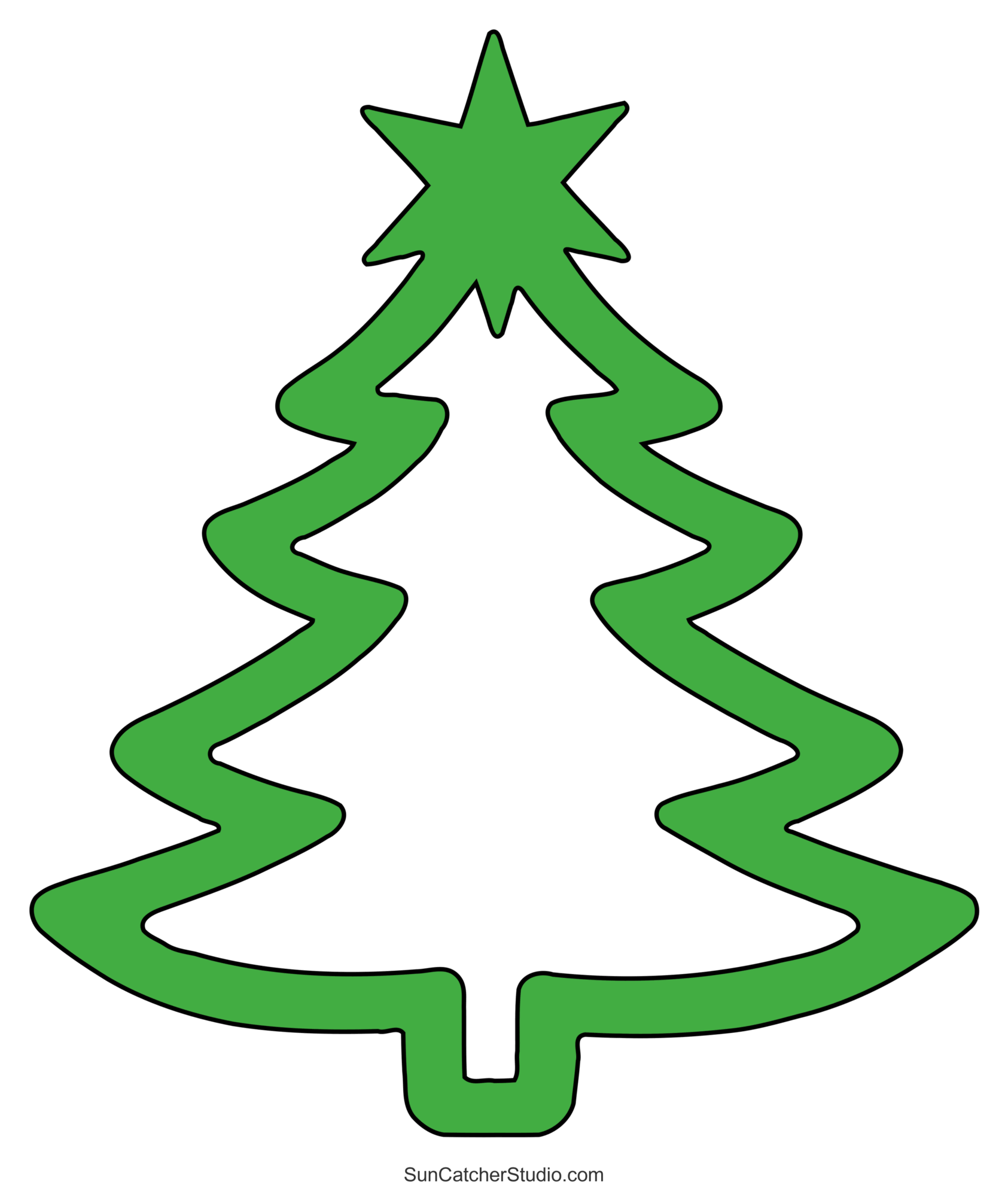 Christmas tree templates and stencils free printable patterns â diy projects patterns monograms designs templates