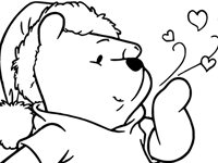 Disney christmas coloring pages