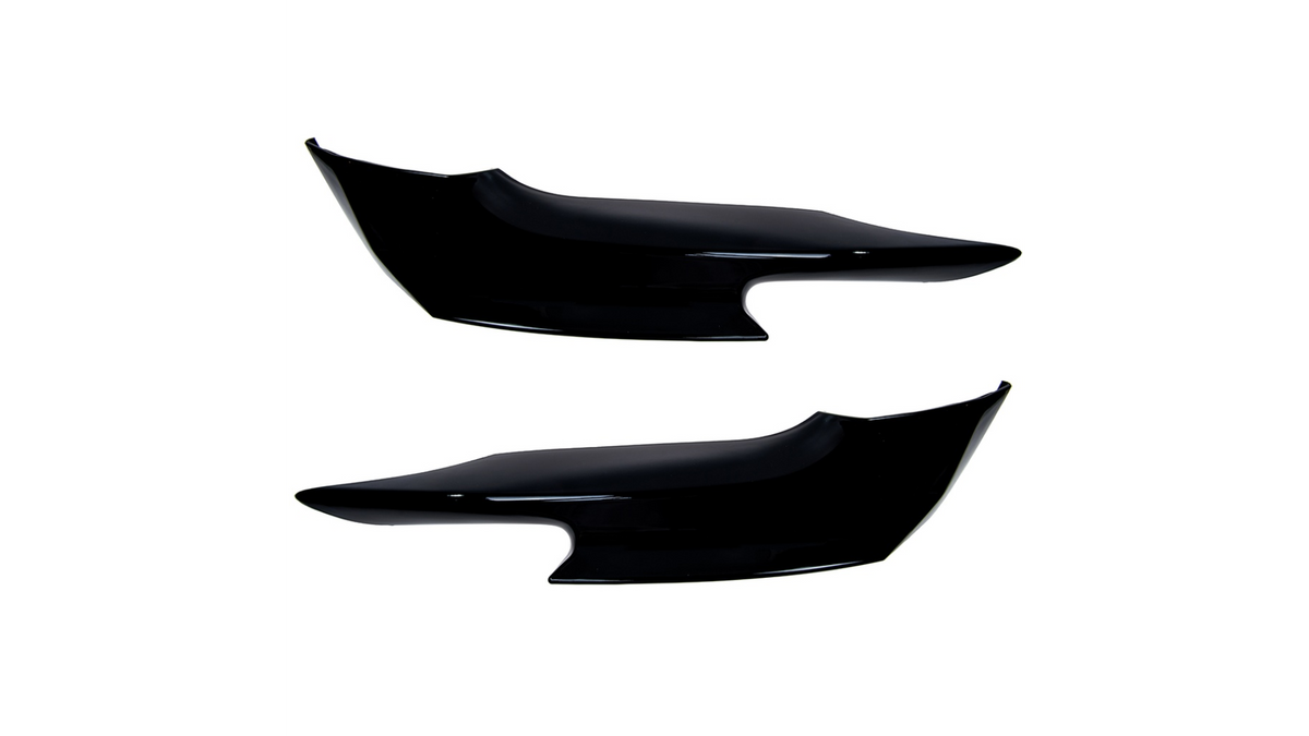 Sport front spoiler lip gloss black suitable for bmw e coupe e convertible pre