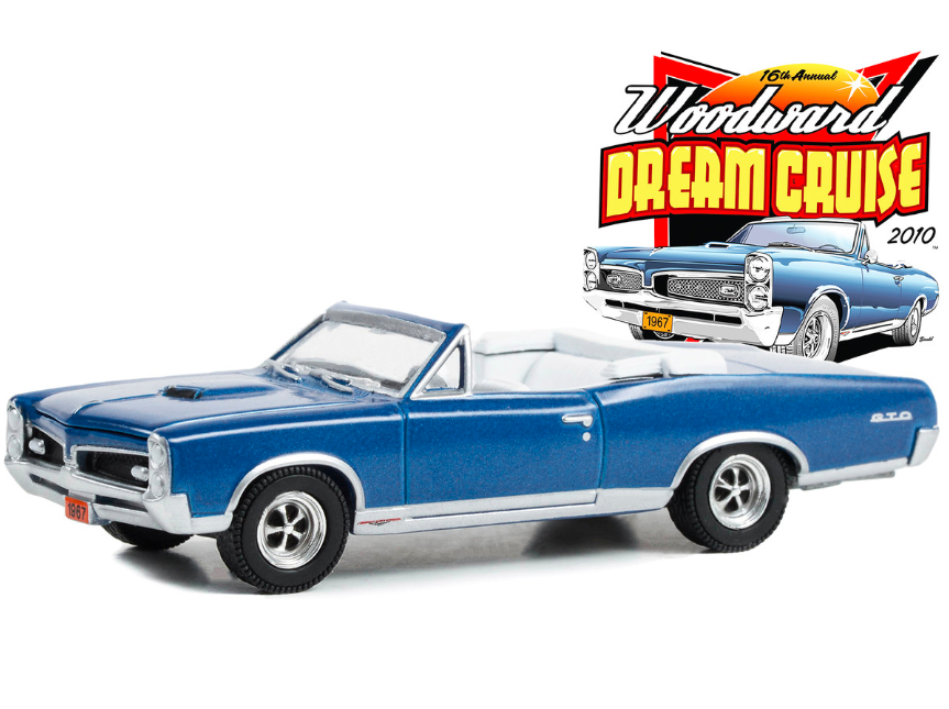 Pontiac gto convertible greenlight woodward dream cruise diecast model