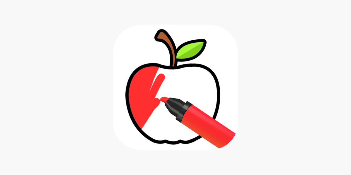 Coloring page asmr drawing on the app store