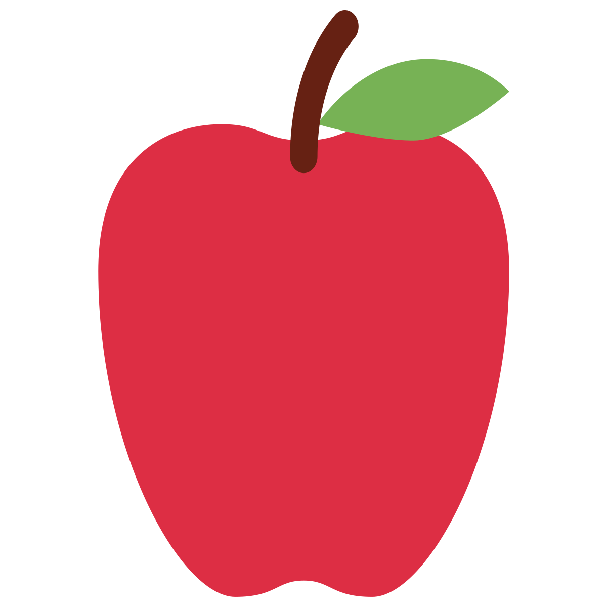 Red apple emoji color codes