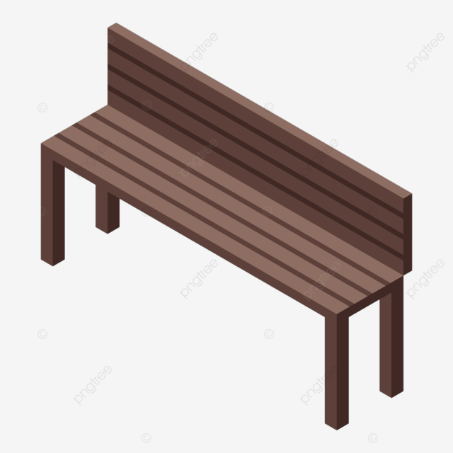 Park bench clipart transparent png hd park bench icon isometric vector isometric nature rest png image for free download