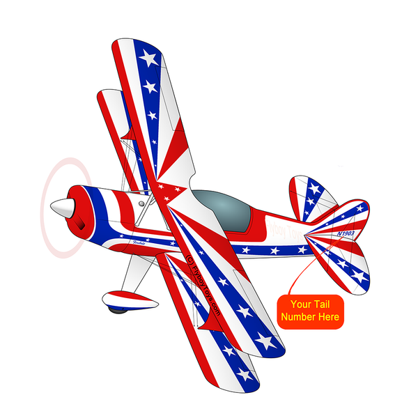 Airplane design redblue