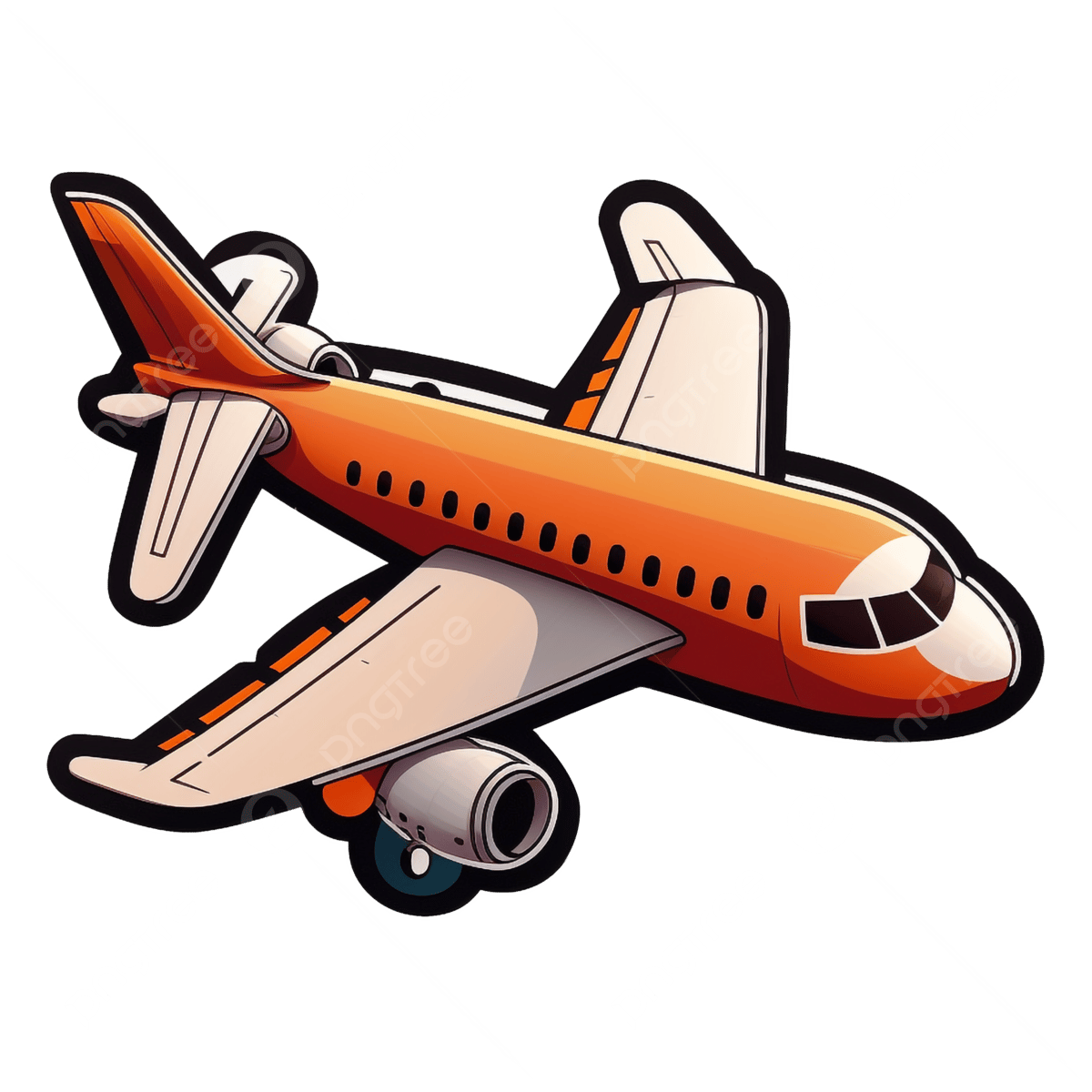 Airplane orange pink pattern aircraft pattern cartoon aircraft png transparent image and clipart for free download