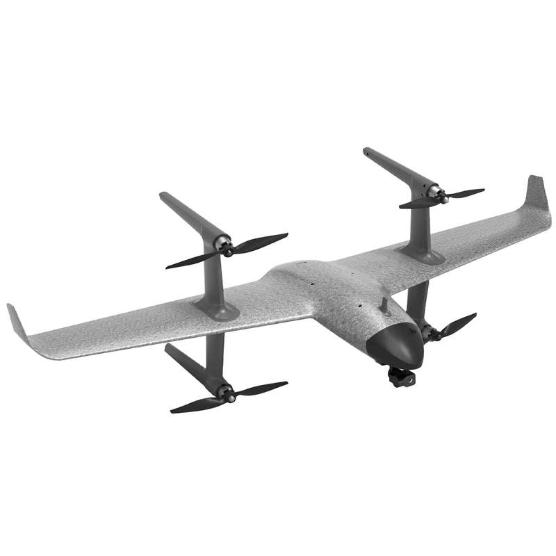 Heq swan voyager flying wing with axis gimbal k camera bo