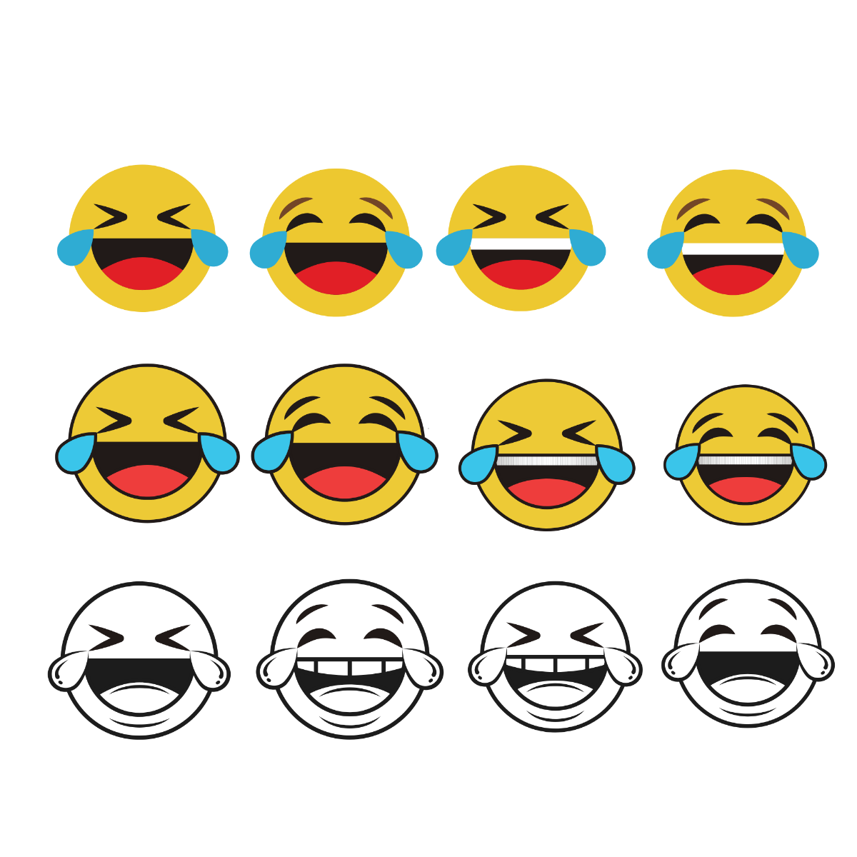 Free laughing emoji