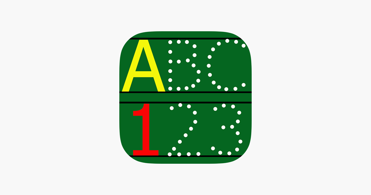 Abc english alphabet write on the app store