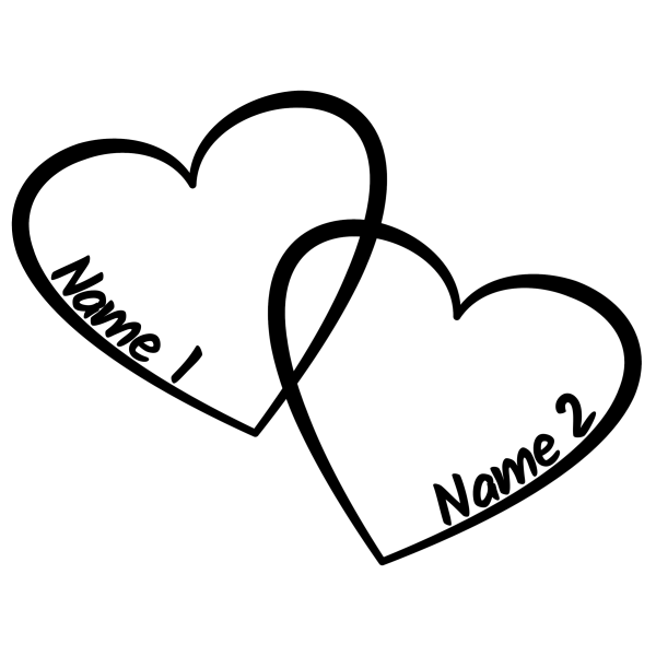 Free heart symbol with text