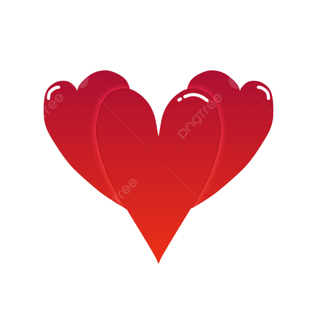 Number heart png transparent images free download vector files