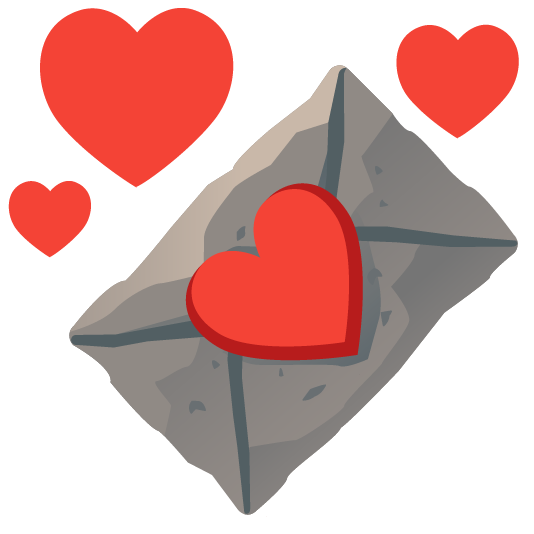 Emoji kitchen on x a chip off the ole love letter ð ðª httpstcoompgpzke x