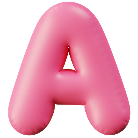 Letter a d icon download in png obj or blend format
