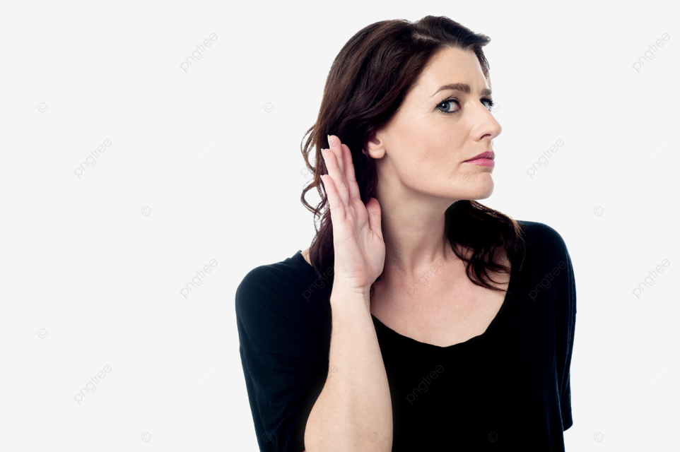 Tell me the secret pretty modern female casual png transparent image and clipart for free download