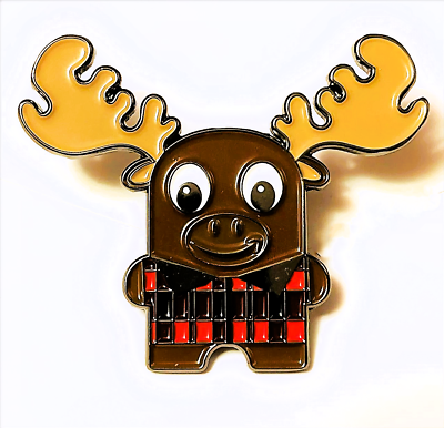 Christmas moose amazon employee peccy pin rare htf