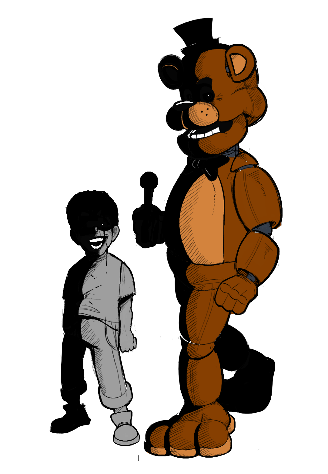 Freddy and gabriel rfivenightsatfreddys